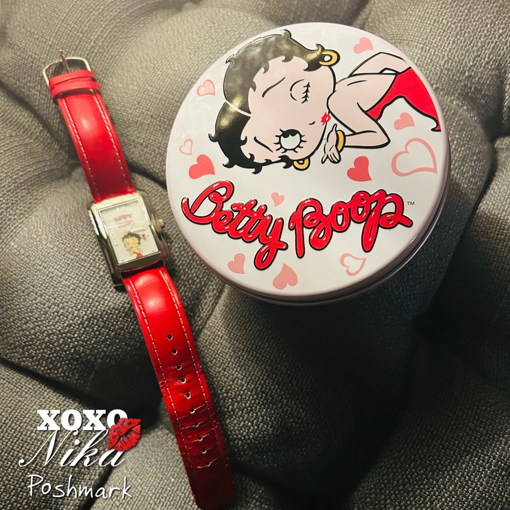 Vintage Betty Boop Leather Watch